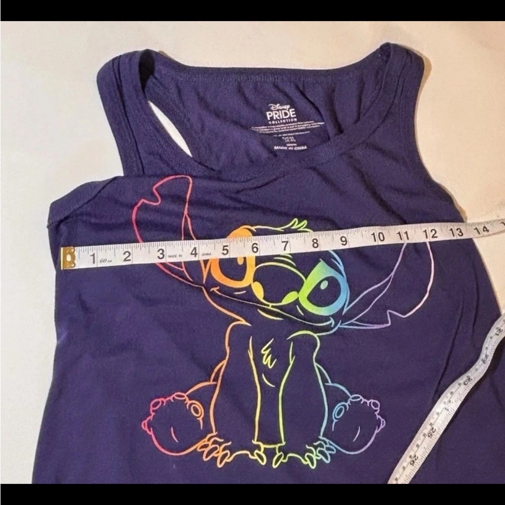 Disney Pride, Leo And Stitch, Tank Top, Purple, Small, Rainbow, Comfort, Soft - Picture 5 of 6